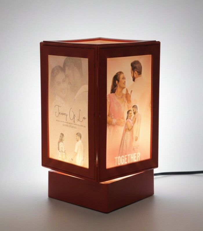 Rotating Lanmp white background